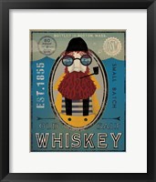 Framed Fisherman IV Old Salt Whiskey