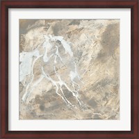 Framed 'White Horse I' border=