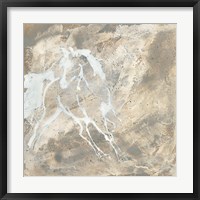 White Horse I Framed Print