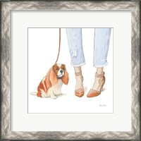 Framed 'Furry Fashion Friends IV' border=