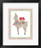 La La Llama II Framed Print