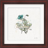 Framed 'Thoughtful Blooms II' border=