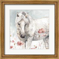 Framed 'Wild Horses V' border=