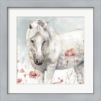 Framed 'Wild Horses V' border=