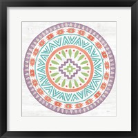 Lovely Llamas Mandala II Framed Print