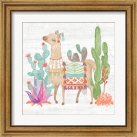 Framed 'Lovely Llamas IV' border=