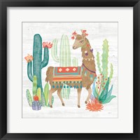 Framed Lovely Llamas III