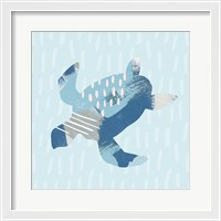 Framed 'Coastal Cool IV' border=