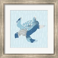 Framed 'Coastal Cool IV' border=