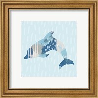 Framed 'Coastal Cool III' border=