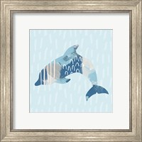 Framed 'Coastal Cool III' border=