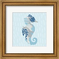 Framed 'Coastal Cool I' border=