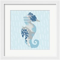 Framed 'Coastal Cool I' border=