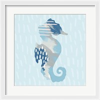 Framed 'Coastal Cool I' border=