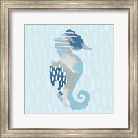 Framed 'Coastal Cool I' border=