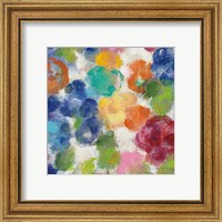 Framed 'Hydrangea Bouquet I Square II' border=