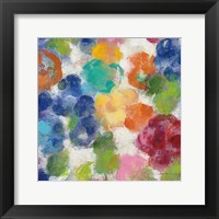 Hydrangea Bouquet I Square II Framed Print