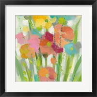 Framed 'Longstem Bouquet II Square II' border=