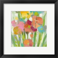 Framed 'Longstem Bouquet II Square II' border=