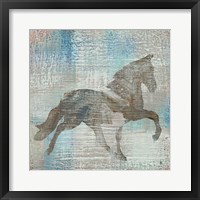 Cheval II Brown Framed Print