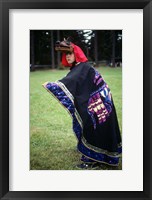 Framed Makah Indian Female Dance Costume