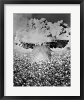 Framed 1950s 1960s Atomic Bomb Symbolic Montage