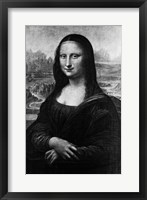 Framed Leonardo Da Vinci'S Mona Lisa 16Th Century Painting