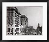 Framed 1940s Pennsylvania Avenue With Capitol Building