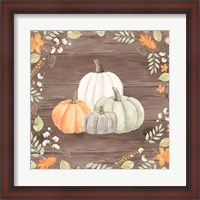 Framed 'Autumn Offering I Dark' border=