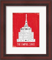 Framed 'Iconic NYC IV' border=