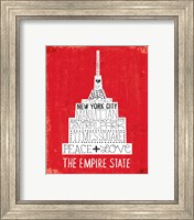 Framed 'Iconic NYC IV' border=