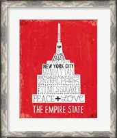 Framed 'Iconic NYC IV' border=