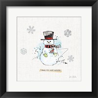 Thoughtfully Frozen II Framed Print