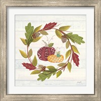 Framed 'Autumn Bounty I' border=