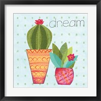 Framed 'Southwest Cactus IV' border=