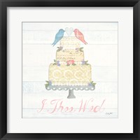 Framed 'Lovebirds I' border=