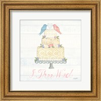 Framed 'Lovebirds I' border=