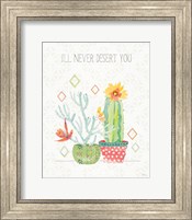 Framed 'Sweet Succulents V' border=