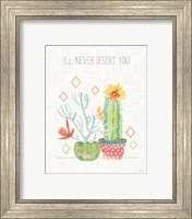 Framed 'Sweet Succulents V' border=