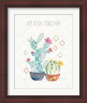 Framed 'Sweet Succulents IV' border=