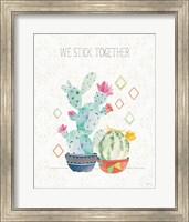 Framed 'Sweet Succulents IV' border=