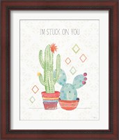 Framed 'Sweet Succulents II' border=