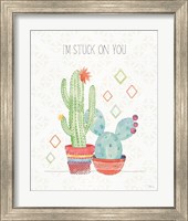 Framed 'Sweet Succulents II' border=