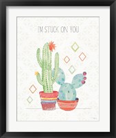 Framed 'Sweet Succulents II' border=