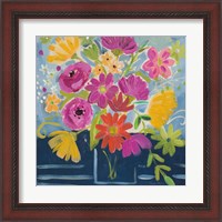 Framed 'Folk Floral III' border=