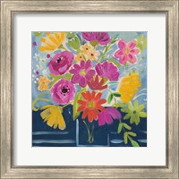 Framed 'Folk Floral III' border=