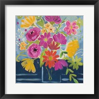 Framed 'Folk Floral III' border=