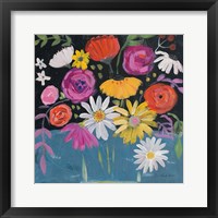 Folk Floral II Framed Print