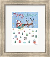 Framed 'Holiday Festivities IV' border=