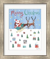 Framed 'Holiday Festivities IV' border=